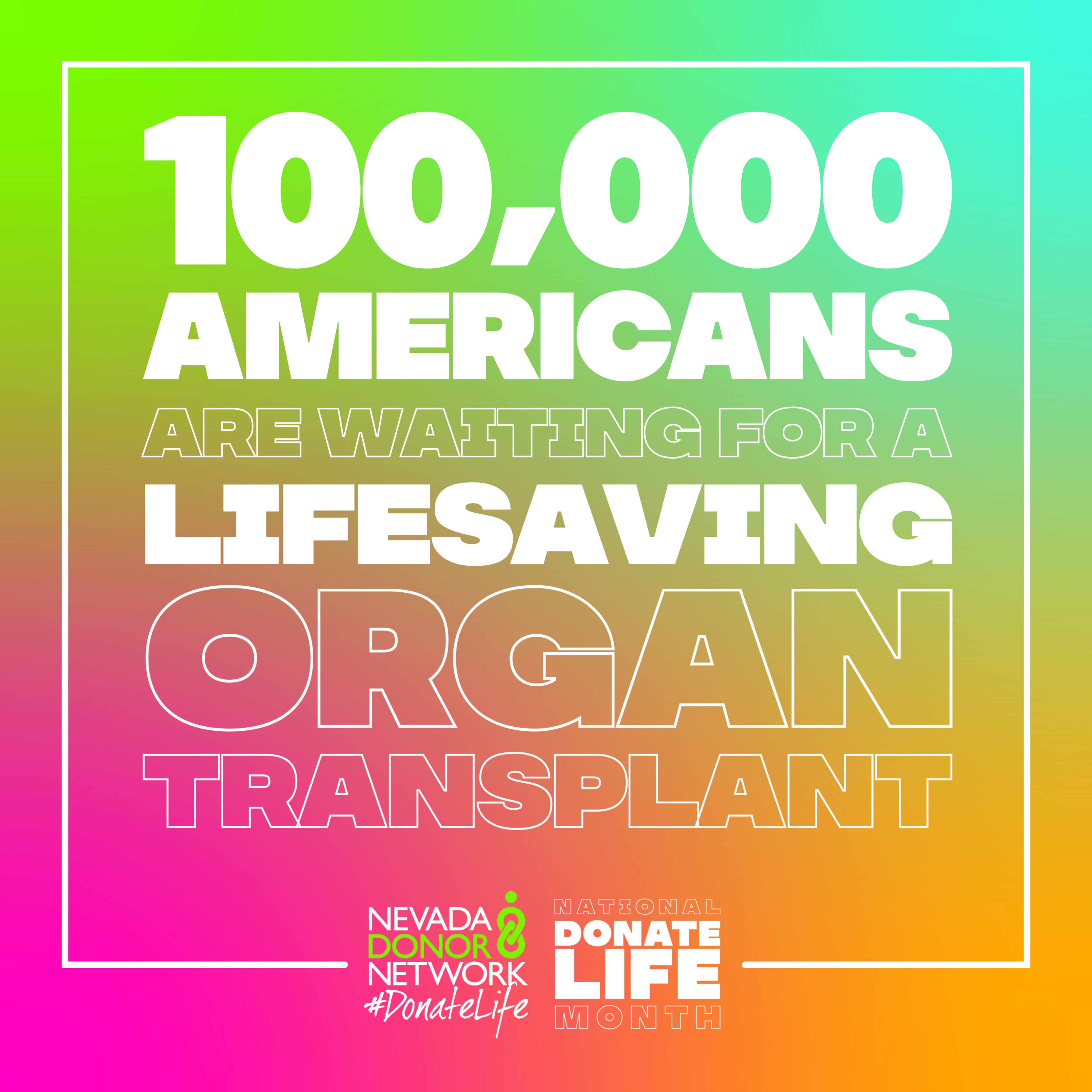 National Donate Life Month